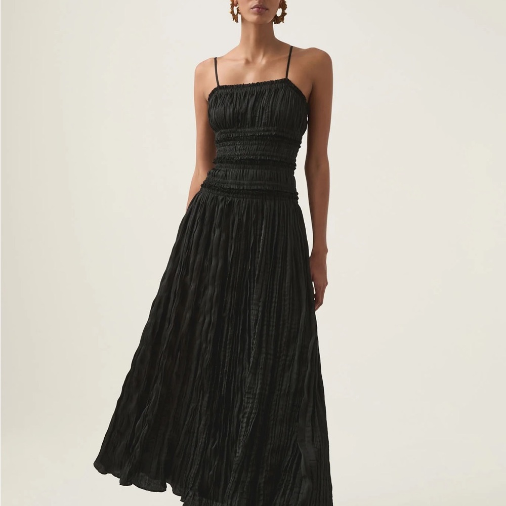Aje Black Midi Dress
